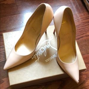 Christian Louboutin Blush Color Size 42 patent
